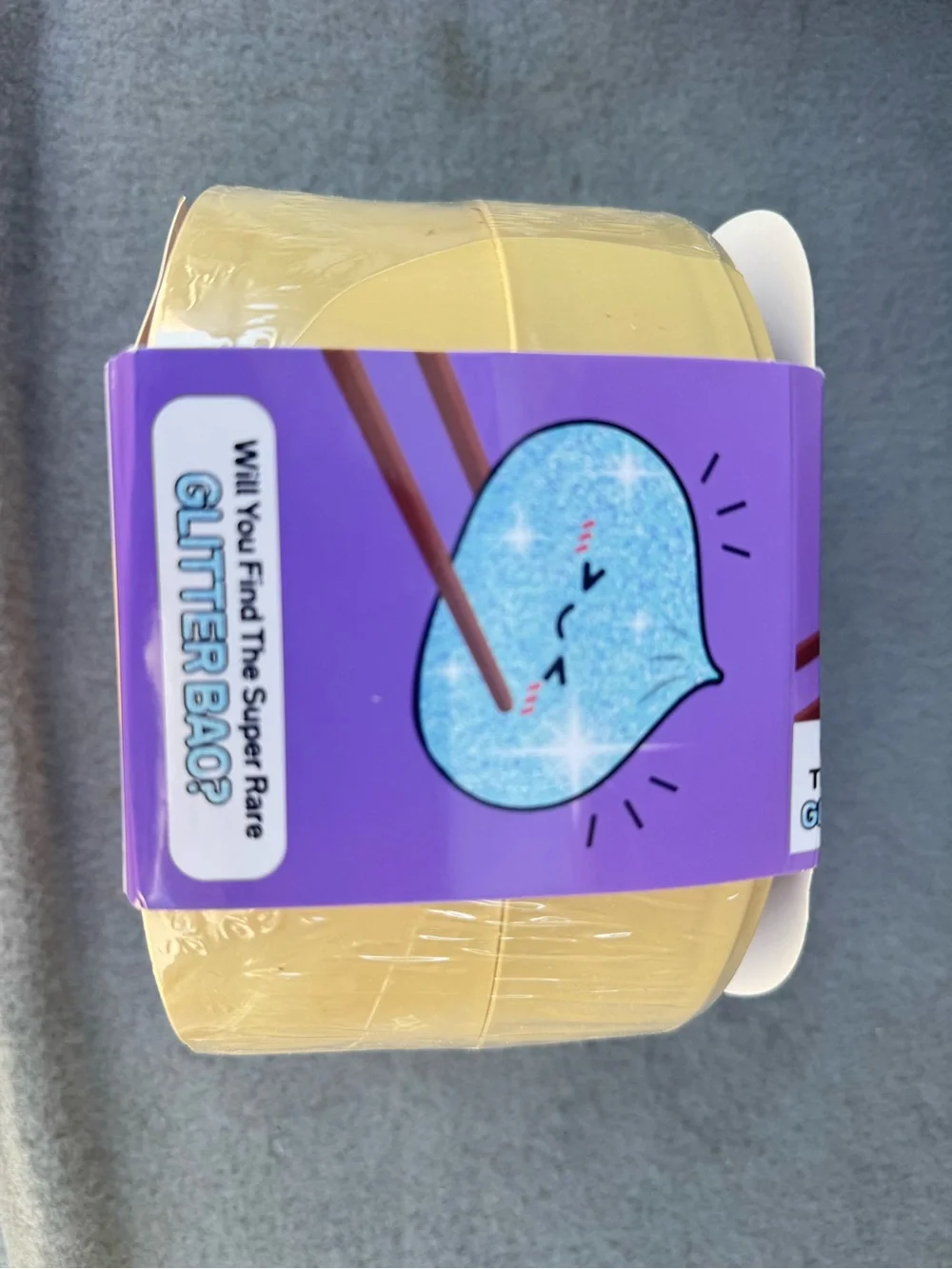 Crazy Fun Glitter Mystery Big Bao Bun - Yellow Packaging